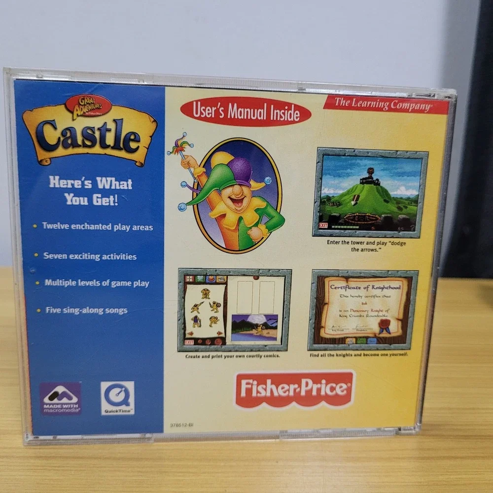 Fisher-Price Great Adventures Castle CD-ROM PC